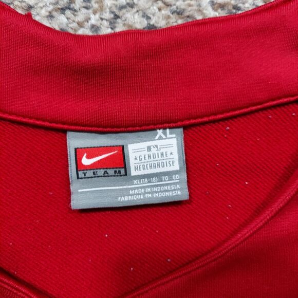 Nike Team MLB St Louis Cardinals Baseball Jersey Youth Size XL Red Embroidered - Picture 3 of 7